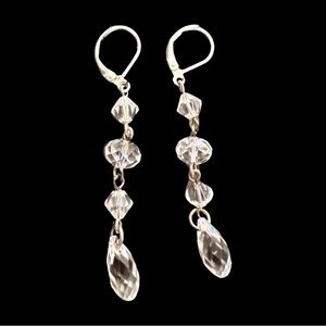 Vintage Crystal Drop Earrings